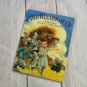 VINTAGE 1991 The Wizard of Oz Illustrated Hardcover Book